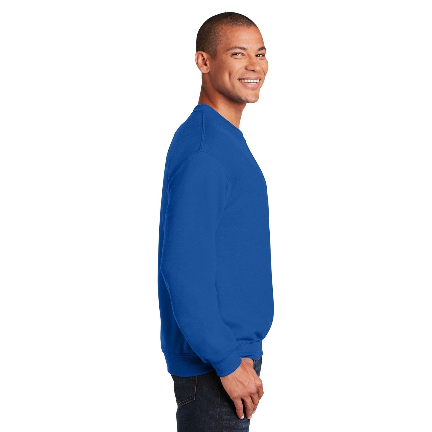 Safety Pink Sweatshirt - Gildan - Cozy Blend