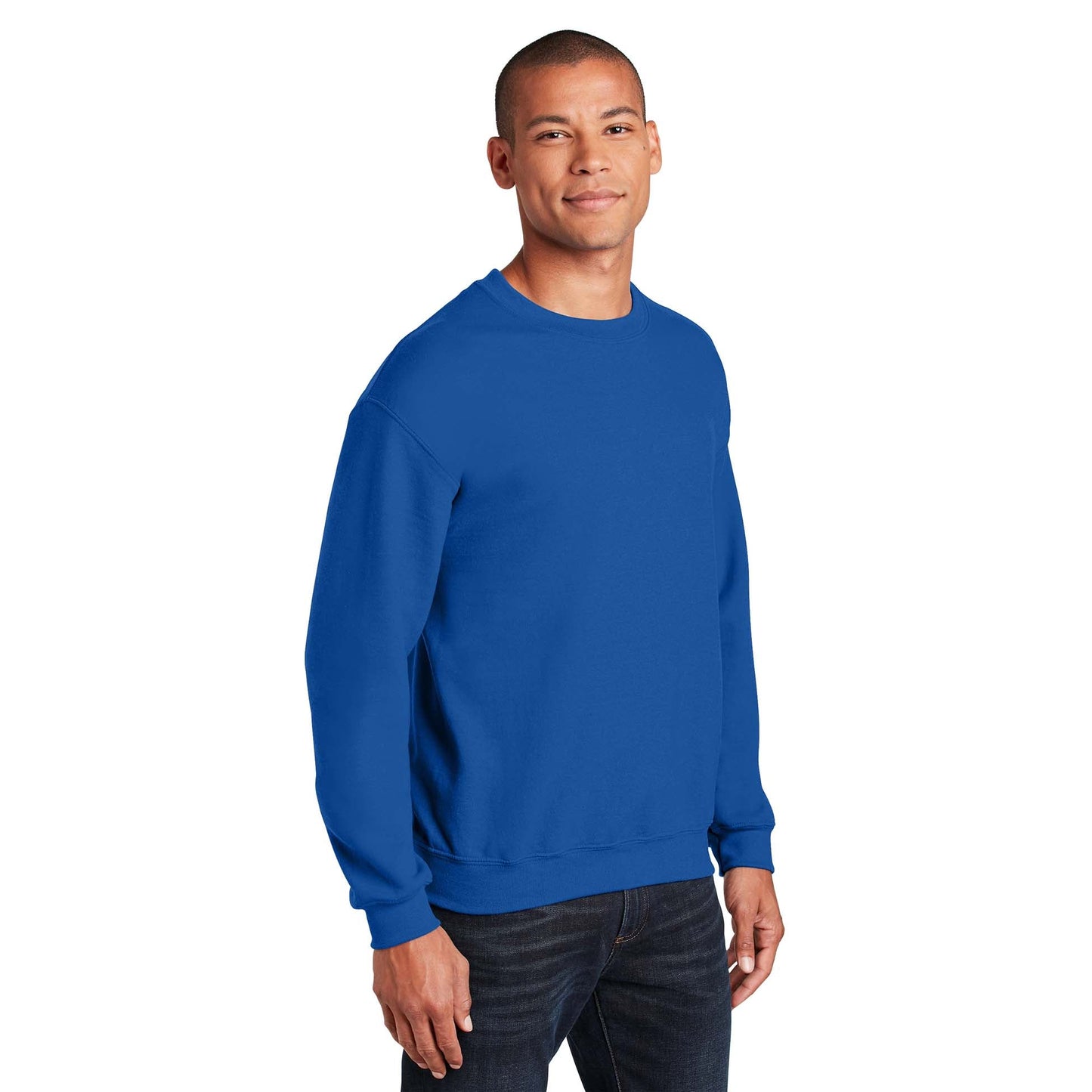 Safety Pink Sweatshirt - Gildan - Cozy Blend
