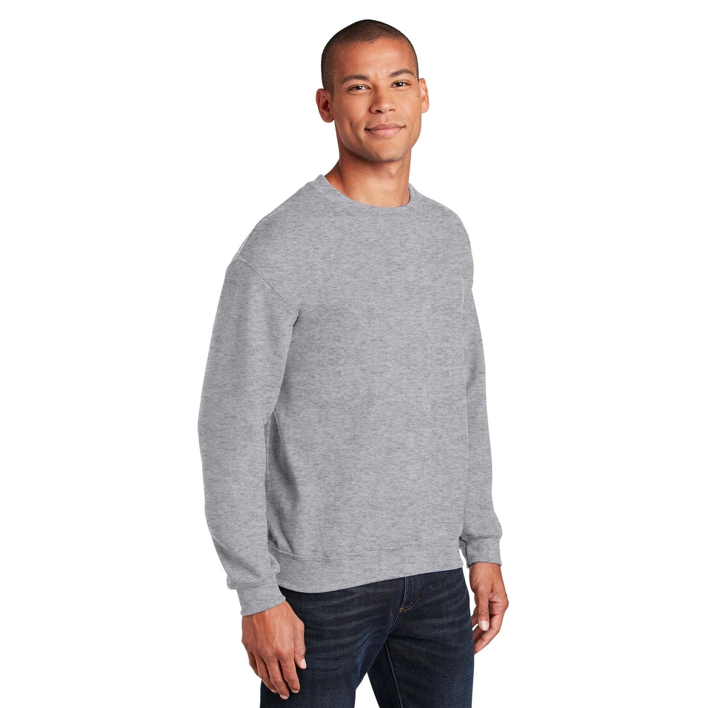 Safety Pink Sweatshirt - Gildan - Cozy Blend