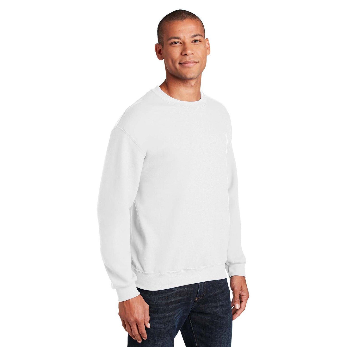 Safety Pink Sweatshirt - Gildan - Cozy Blend