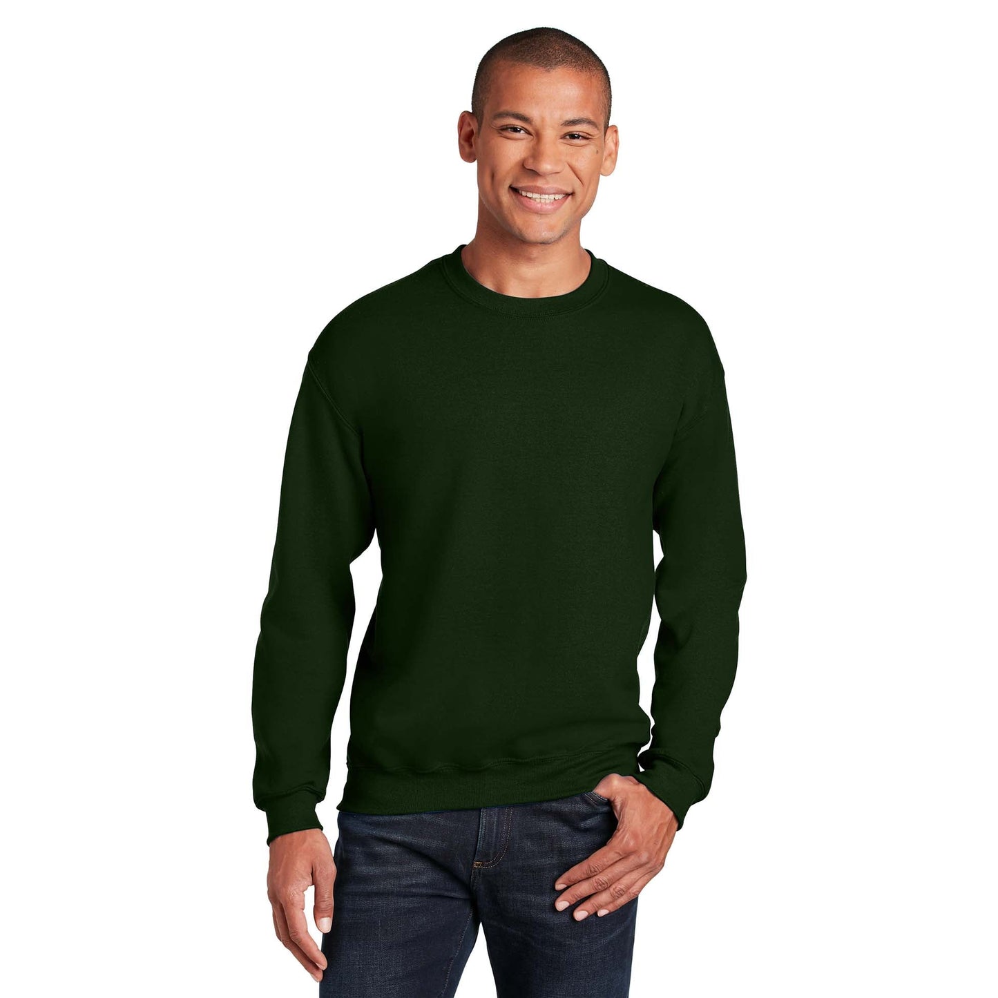 Safety Pink Sweatshirt - Gildan - Cozy Blend