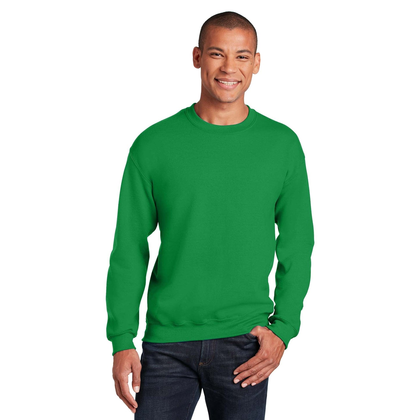 Safety Pink Sweatshirt - Gildan - Cozy Blend