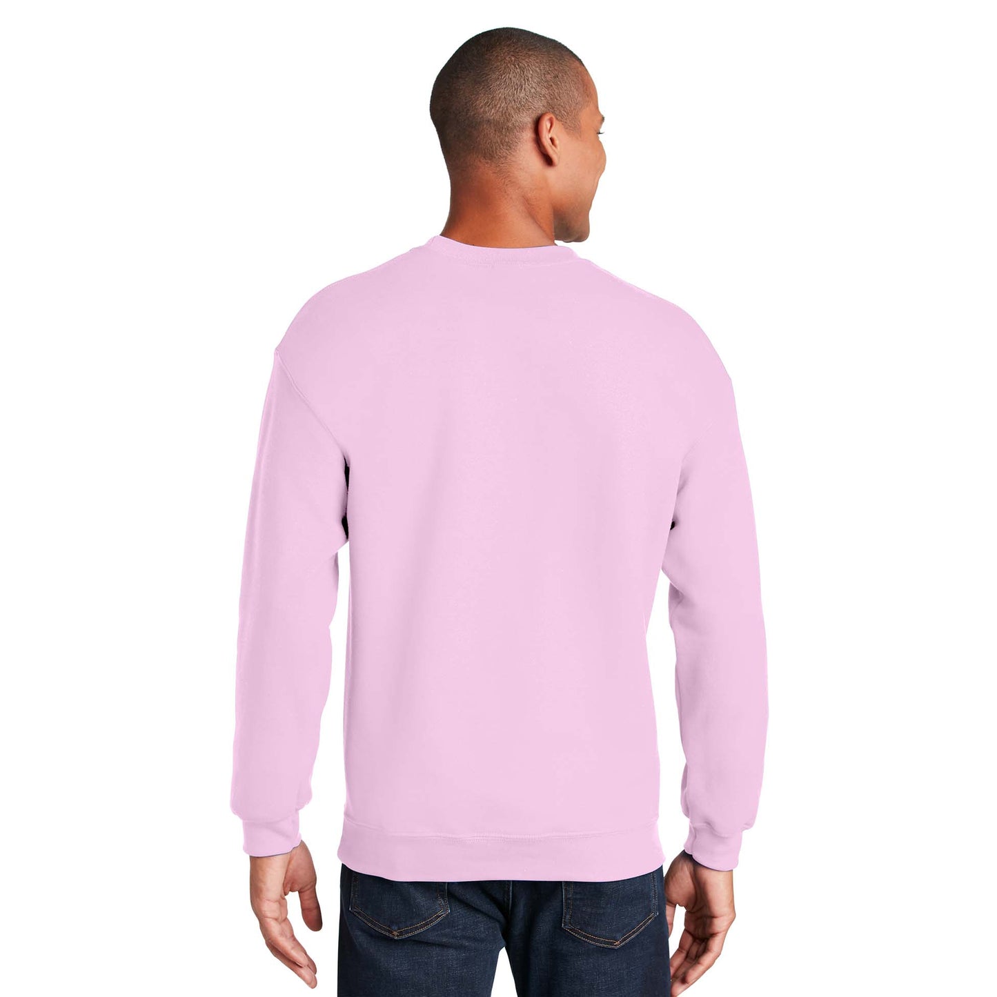 Safety Pink Sweatshirt - Gildan - Cozy Blend