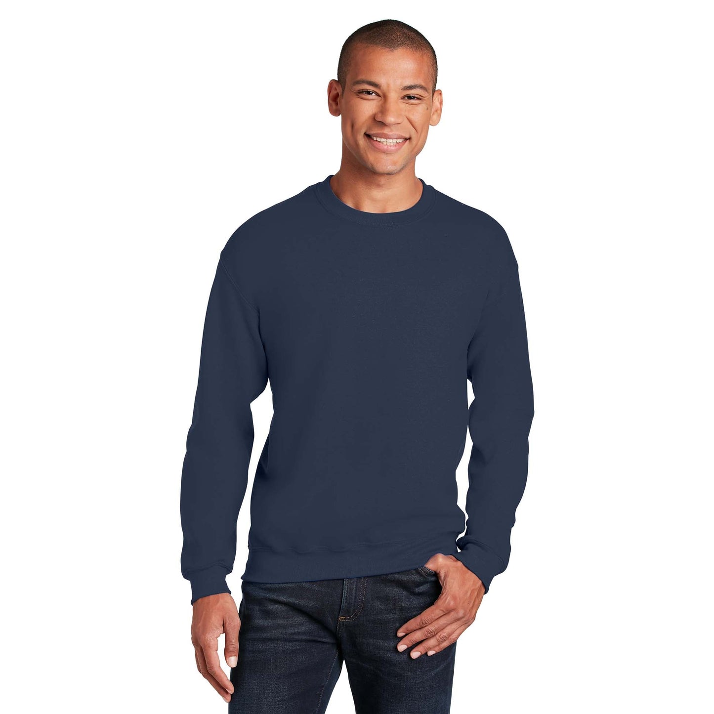 Safety Pink Sweatshirt - Gildan - Cozy Blend