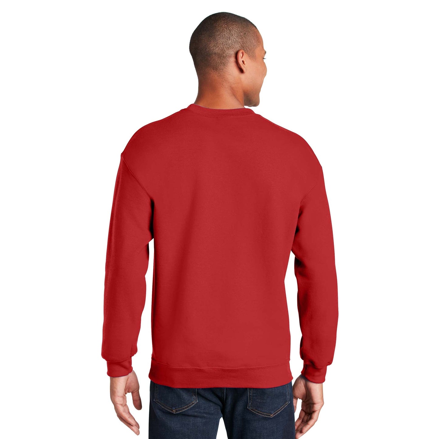Safety Pink Sweatshirt - Gildan - Cozy Blend