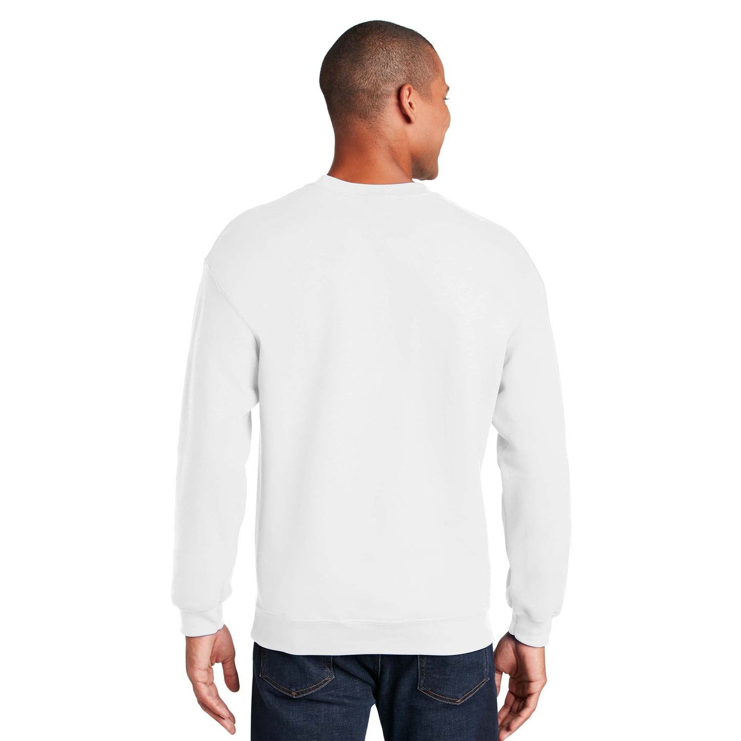 Safety Pink Sweatshirt - Gildan - Cozy Blend