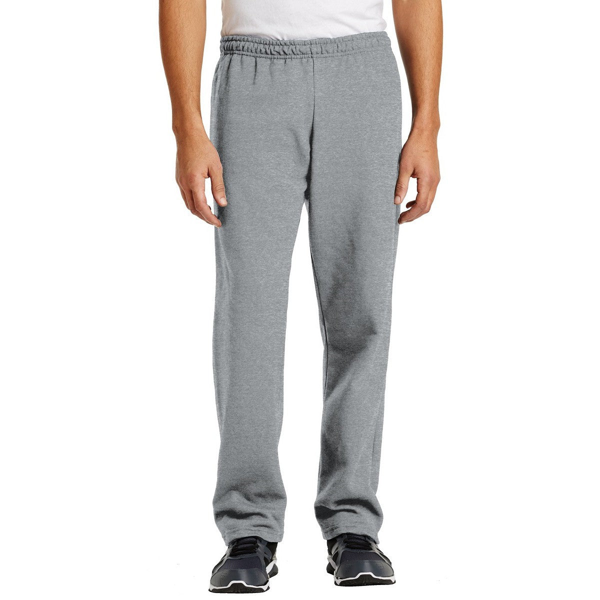 Black Sweatpants - Gildan - Comfortable Open Bottom