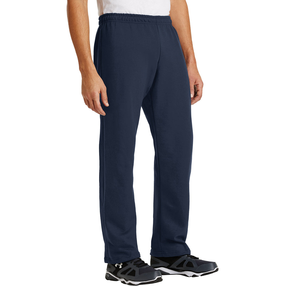 Black Sweatpants - Gildan - Comfortable Open Bottom