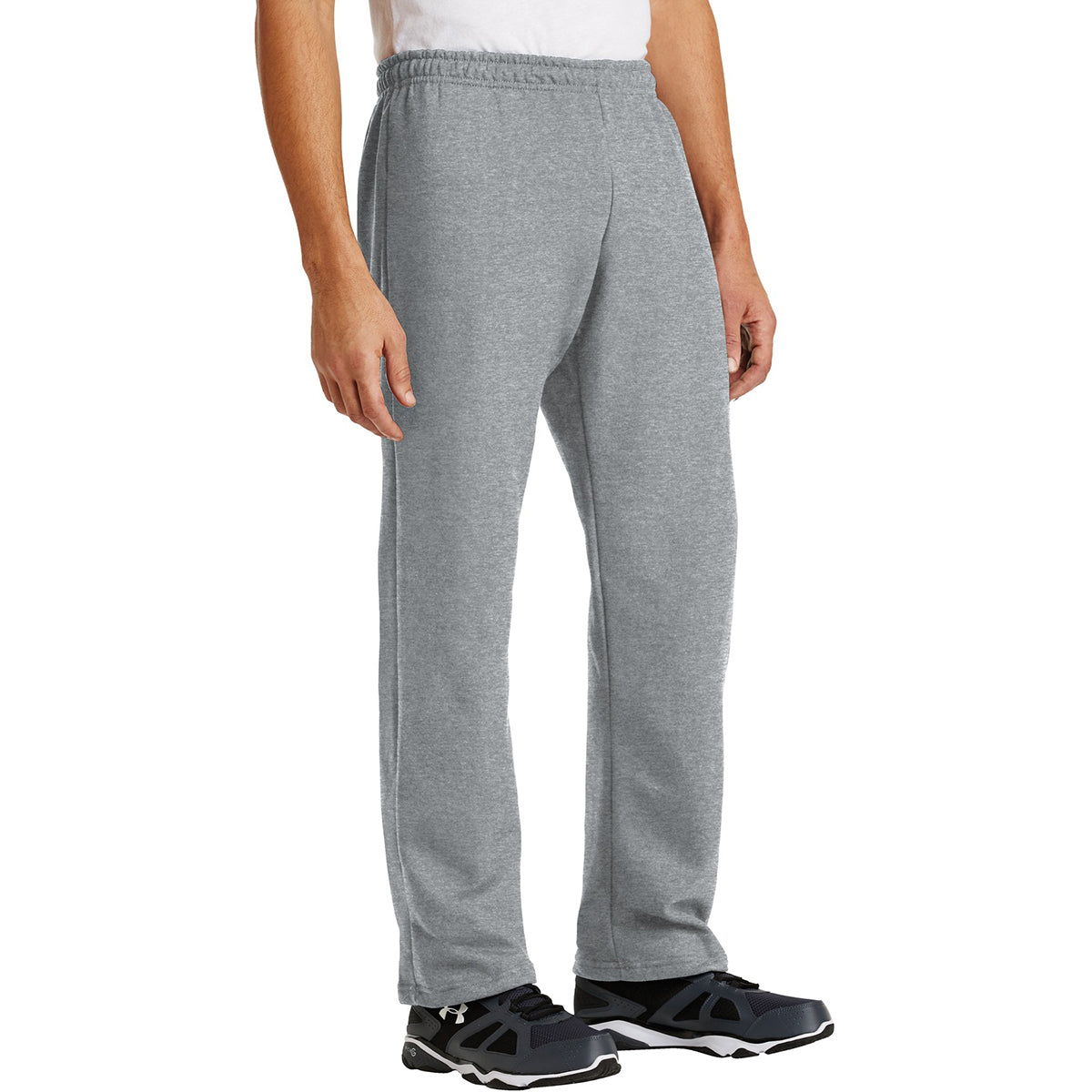 Black Sweatpants - Gildan - Comfortable Open Bottom