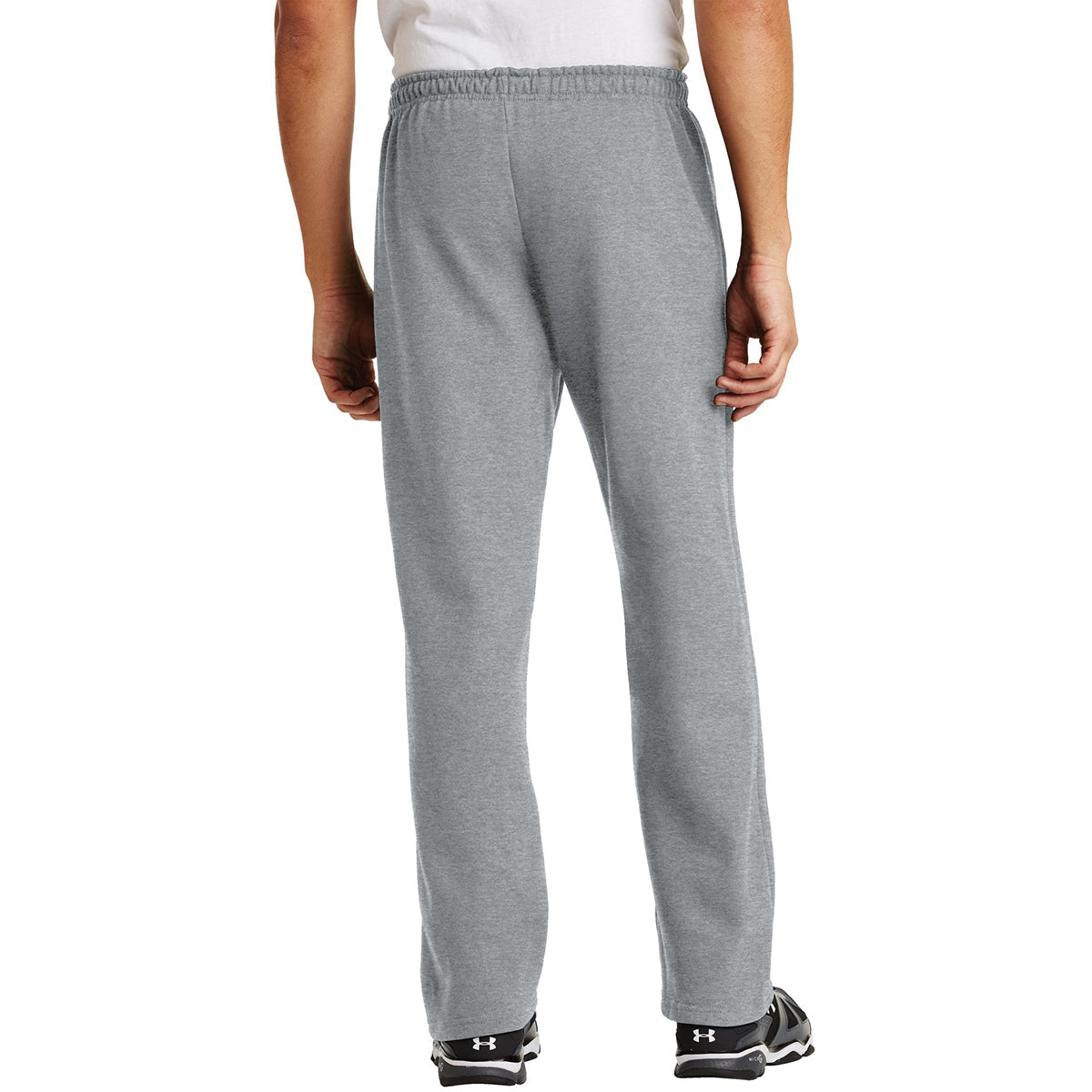 Black Sweatpants - Gildan - Comfortable Open Bottom