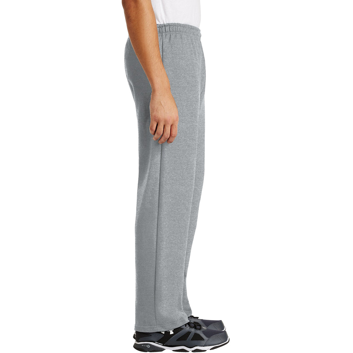Black Sweatpants - Gildan - Comfortable Open Bottom