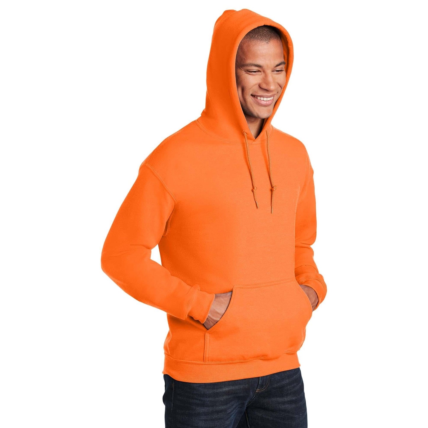 Safety Pink Sweatshirt - Gildan - Cozy Design - Warm Fabric