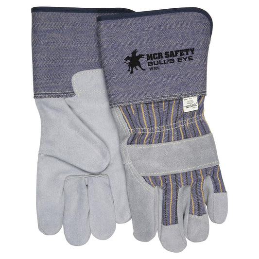4.5" Gauntlet Cuffs Leather Gloves - MCR Safety - Durable Design