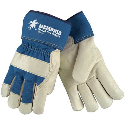 2.5" Rubberized Safety Cuff Gloves - MCR Safety - Durable Pigskin