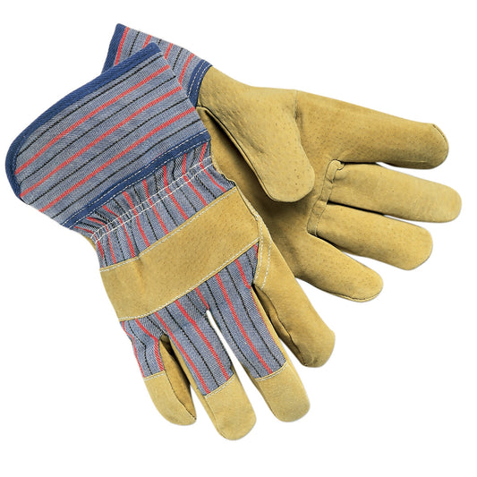 2.5" Starched Safety Cuff Gloves - MCR Safety - Durable Leather