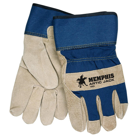 2.5" Safety Cuff Leather Gloves - MCR Safety - Durable Design