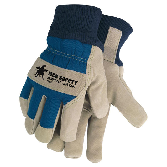 Thermosock Lined Leather Gloves - MCR Safety - Insulated Protection