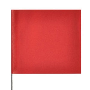 18 Inch Staff Marking Flags - Presco - Durable Wire