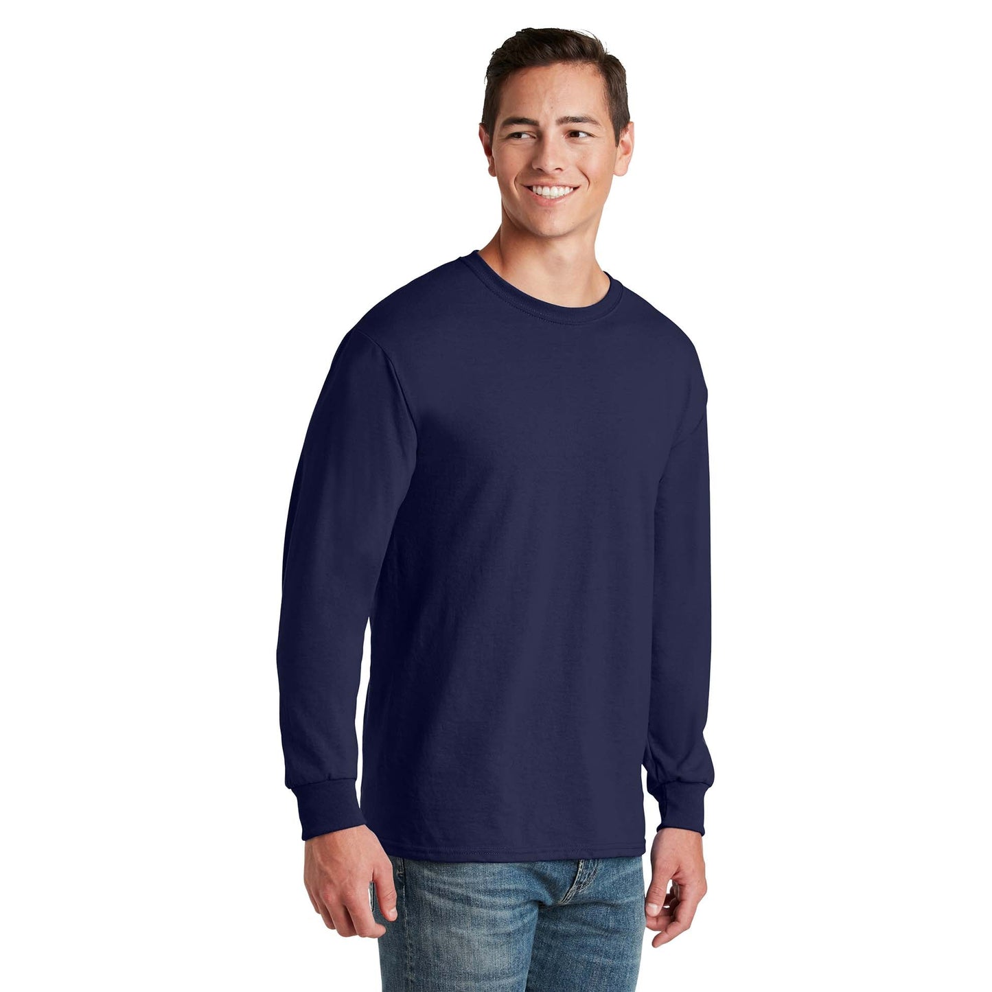Navy T-Shirts - Jerzees - Soft Blend - Moisture Control