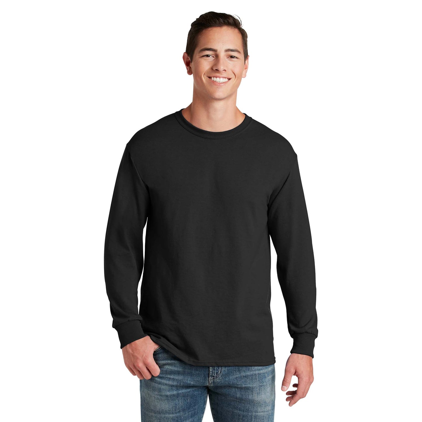 Navy T-Shirts - Jerzees - Soft Blend - Moisture Control