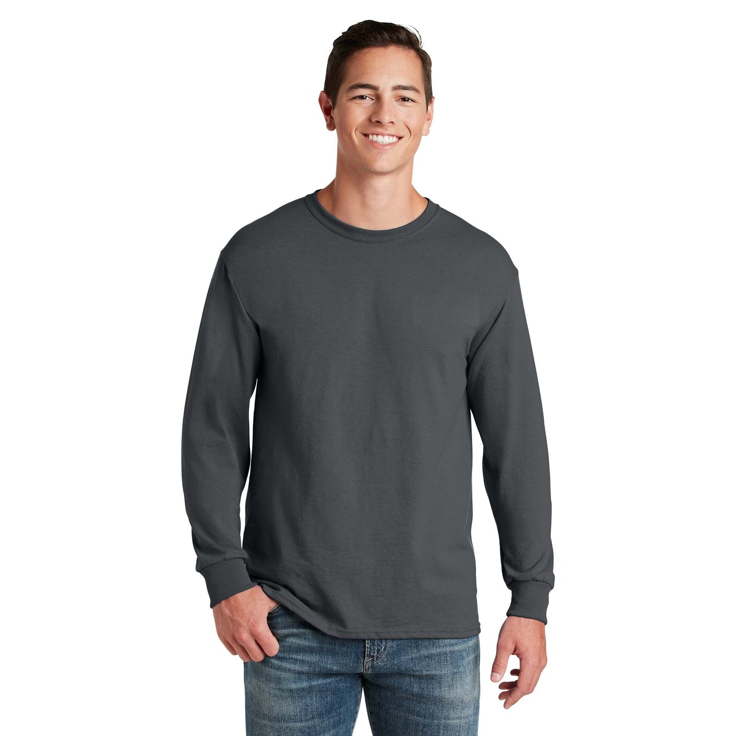 Navy T-Shirts - Jerzees - Soft Blend - Moisture Control