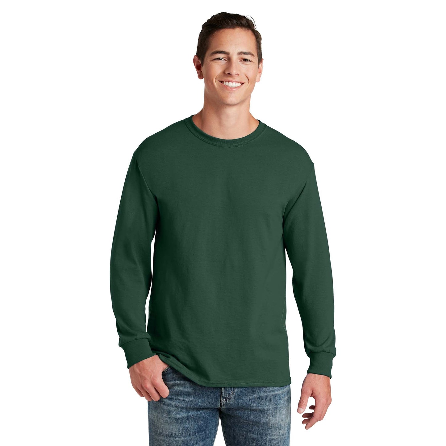 Navy T-Shirts - Jerzees - Soft Blend - Moisture Control