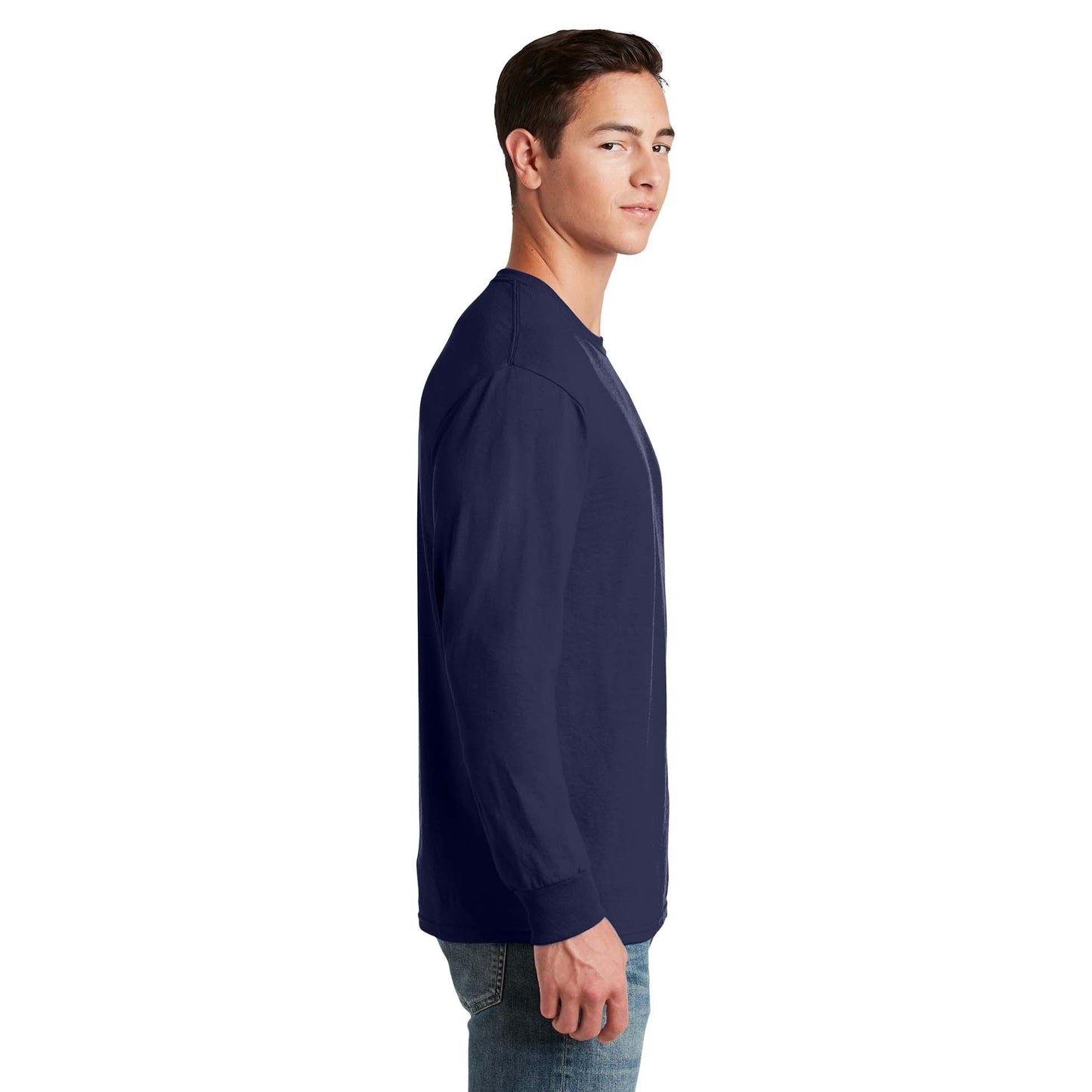 Navy T-Shirts - Jerzees - Soft Blend - Moisture Control