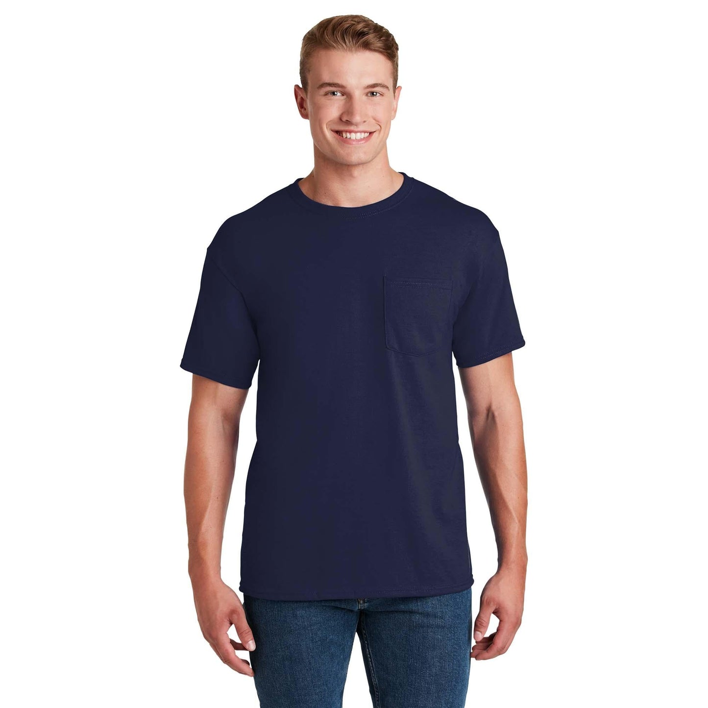 Athletic Heather T-Shirts - Jerzees - Pocket Design - Quality Fabric