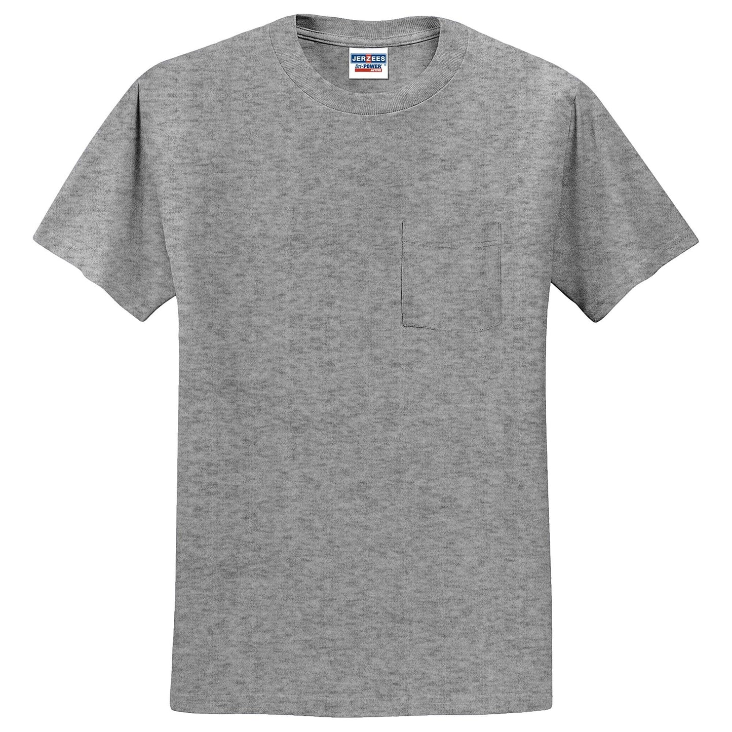 Athletic Heather T-Shirts - Jerzees - Pocket Design - Quality Fabric