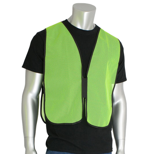 Yellow/Lime Safety Vests - PIP - Breathable Mesh