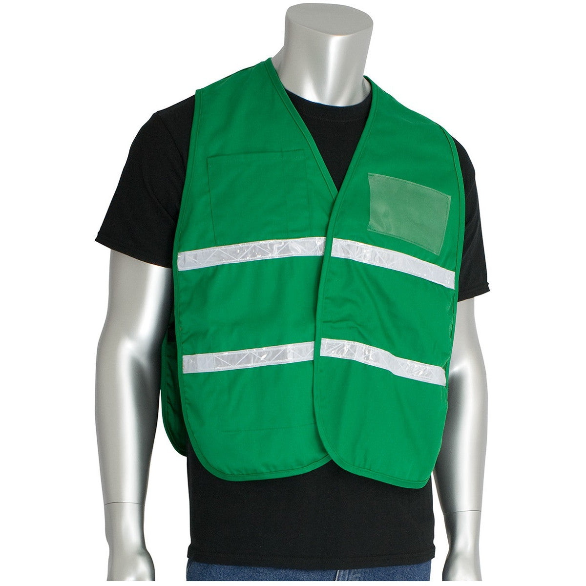 Black Safety Vests - PIP - Durable Polyester Design