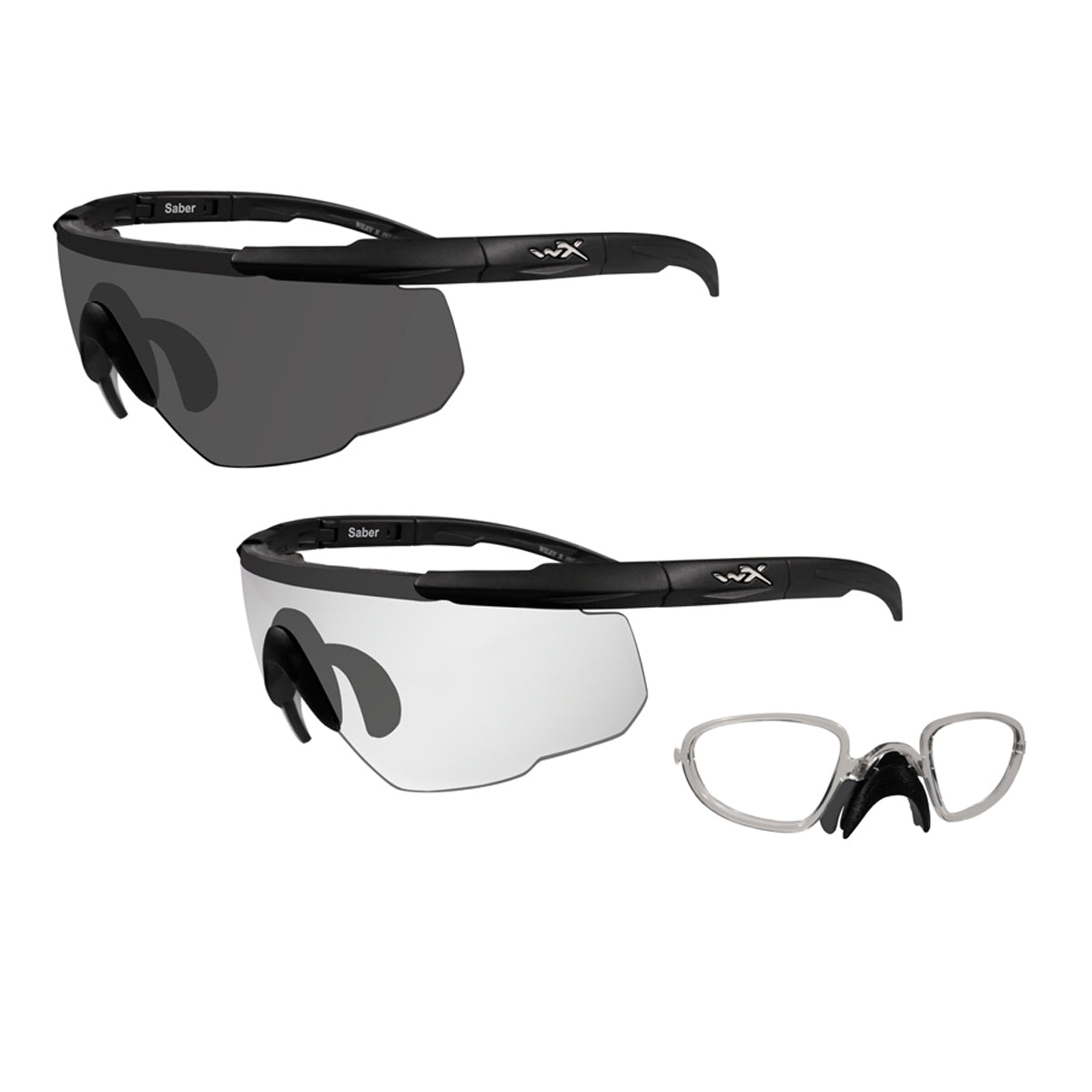 Grey Lens Glasses - Wiley X - Adjustable Temples