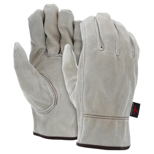 Brown Leather Gloves - MCR Safety - Durable Comfort