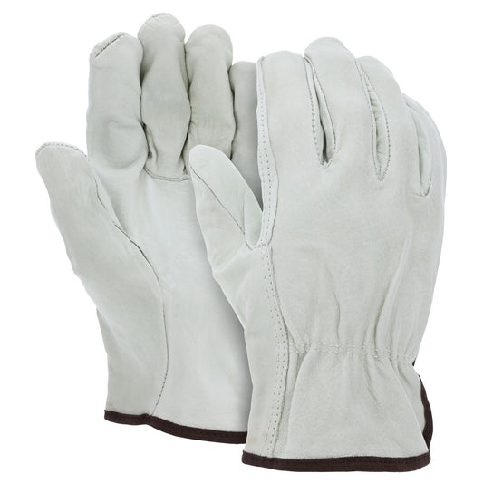 Straight Thumb Leather Gloves - MCR Safety - Durable Design