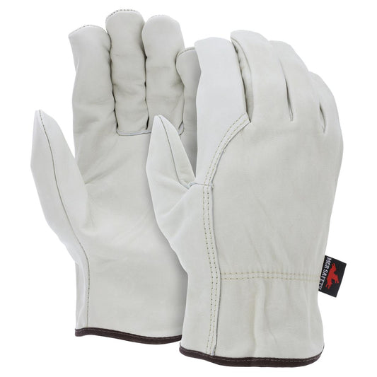 Wing Thumb Leather Gloves - MCR Safety - Durable Cowhide