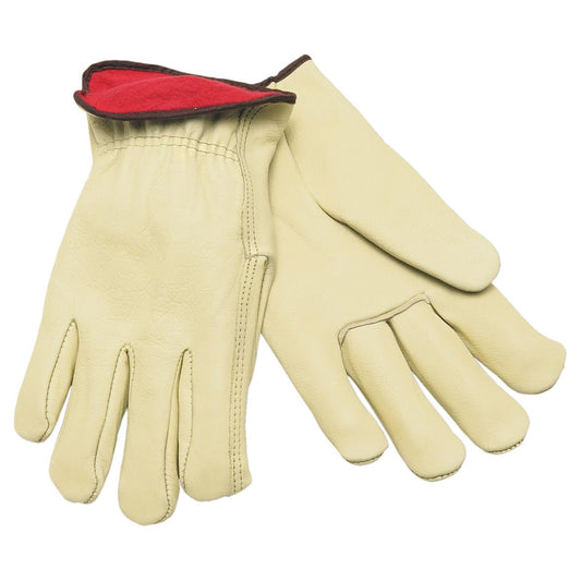 Straight Thumb Leather Gloves - MCR Safety - Durable Leather