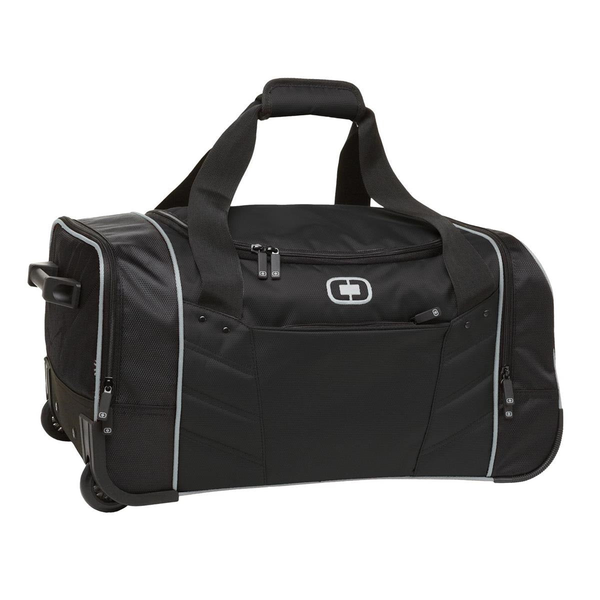 Black/Silver Duffel Bag - OGIO - Wheeled Design