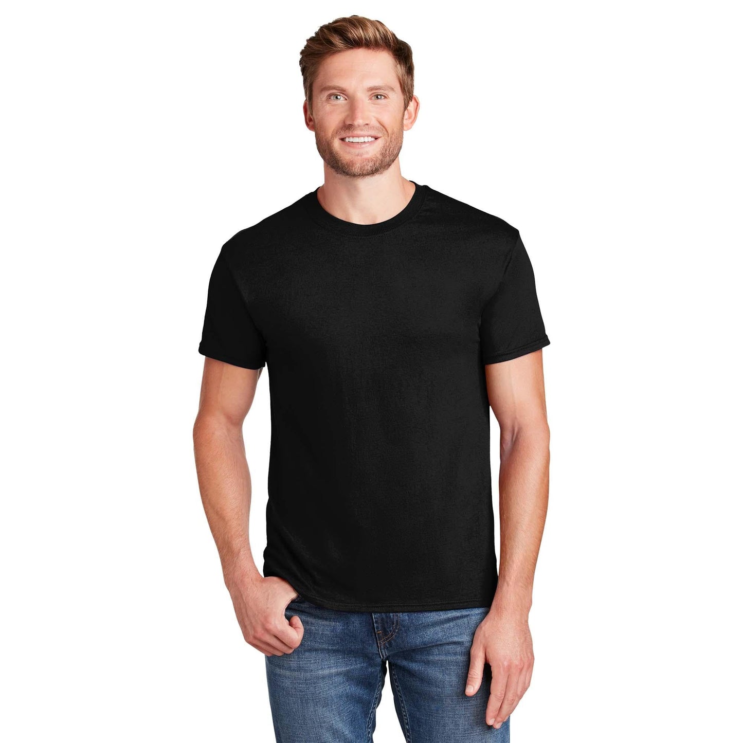 Light Steel T-Shirts - Hanes - Moisture-Wicking