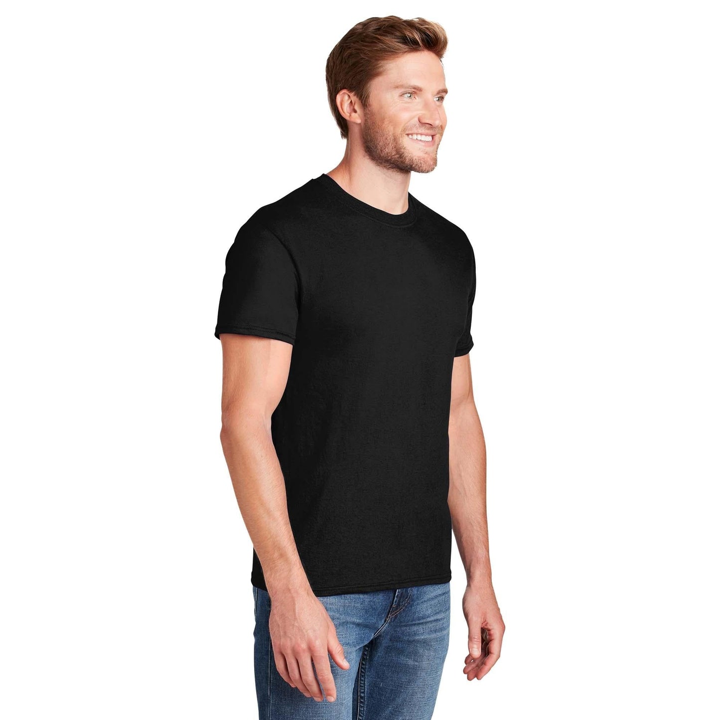 Light Steel T-Shirts - Hanes - Moisture-Wicking