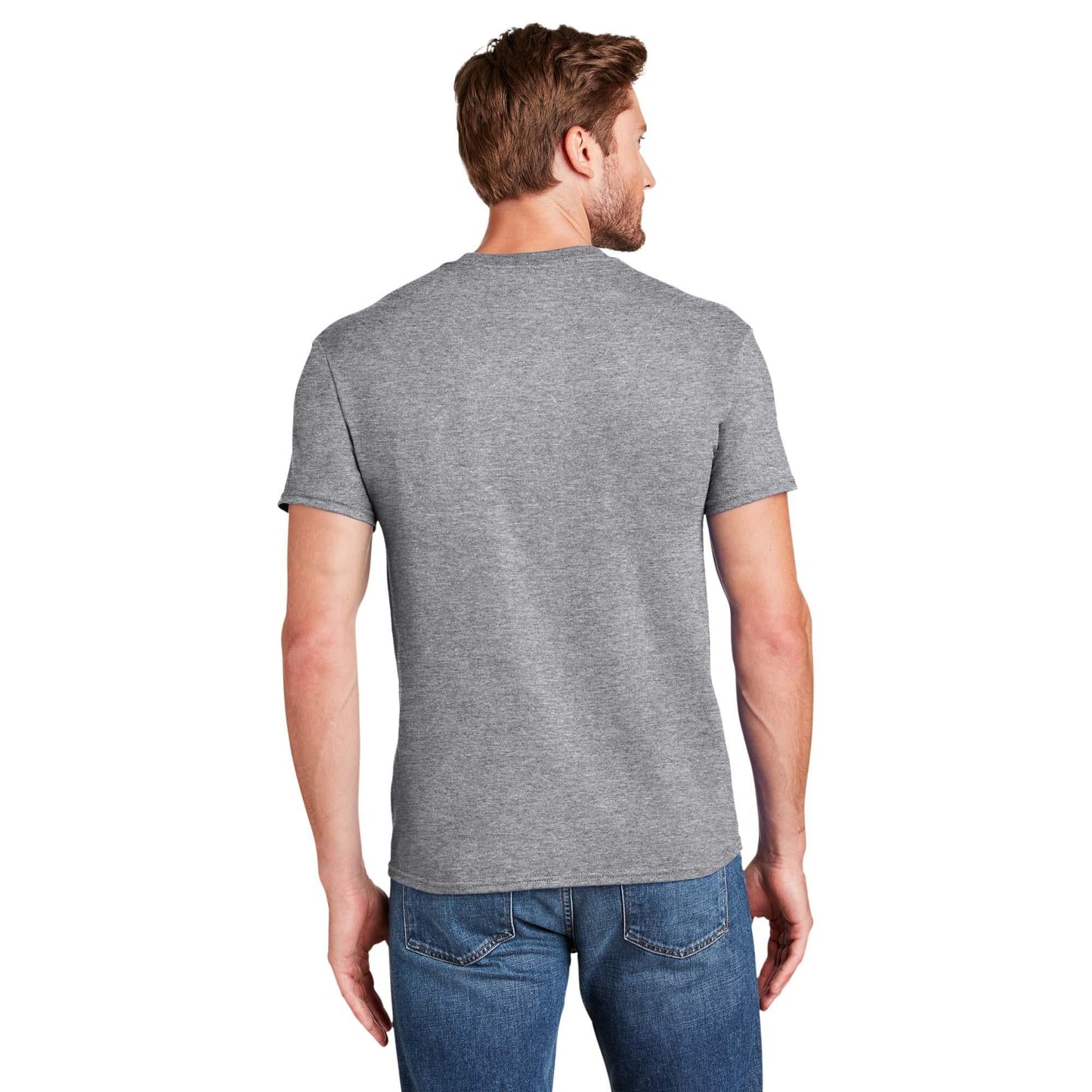 Light Steel T-Shirts - Hanes - Moisture-Wicking