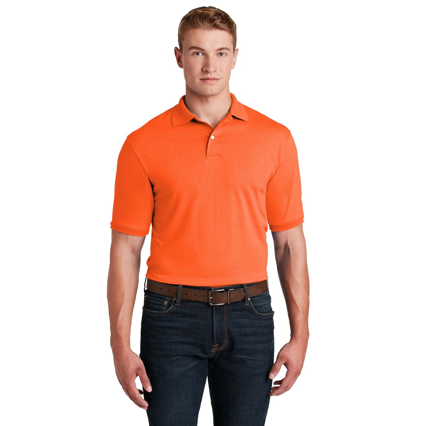 Deep Purple Polo Shirt - Jerzees - Stain-Resistant
