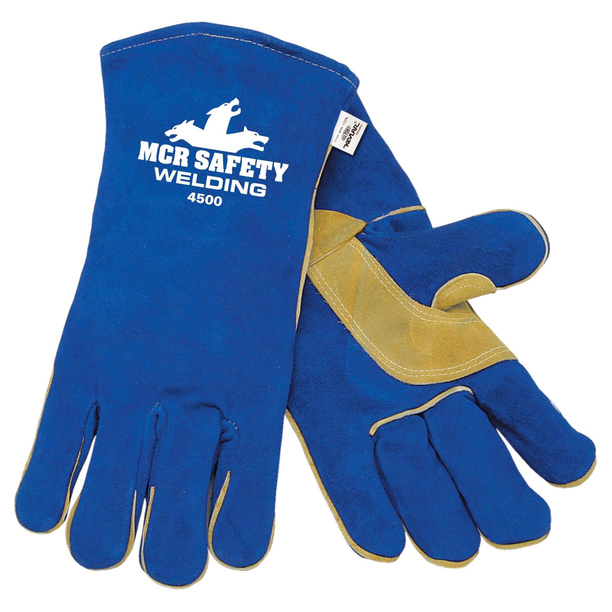 Foam Lined Leather Gloves - MCR Safety - Premium Quality