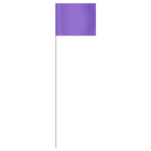 Blue Marking Flags - Presco - Durable Steel Staff