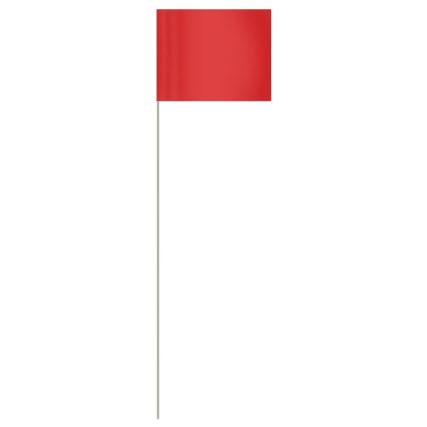 Blue Marking Flags - Presco - Durable Steel Staff