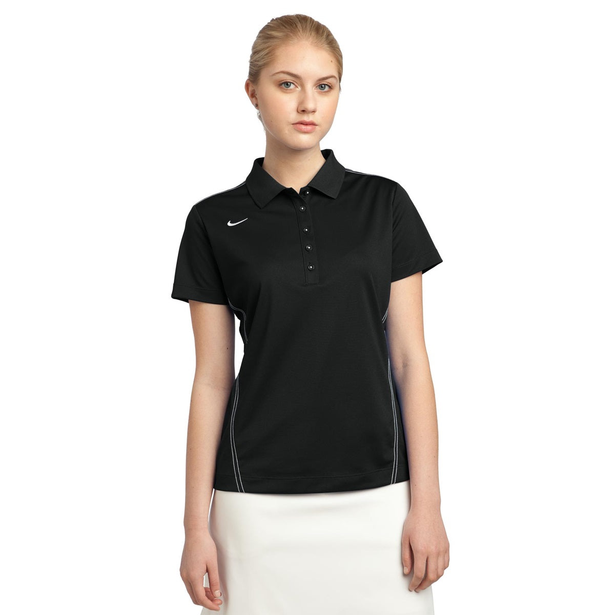 Black Dri-Fit Polo - Nike - Lightweight Fabric