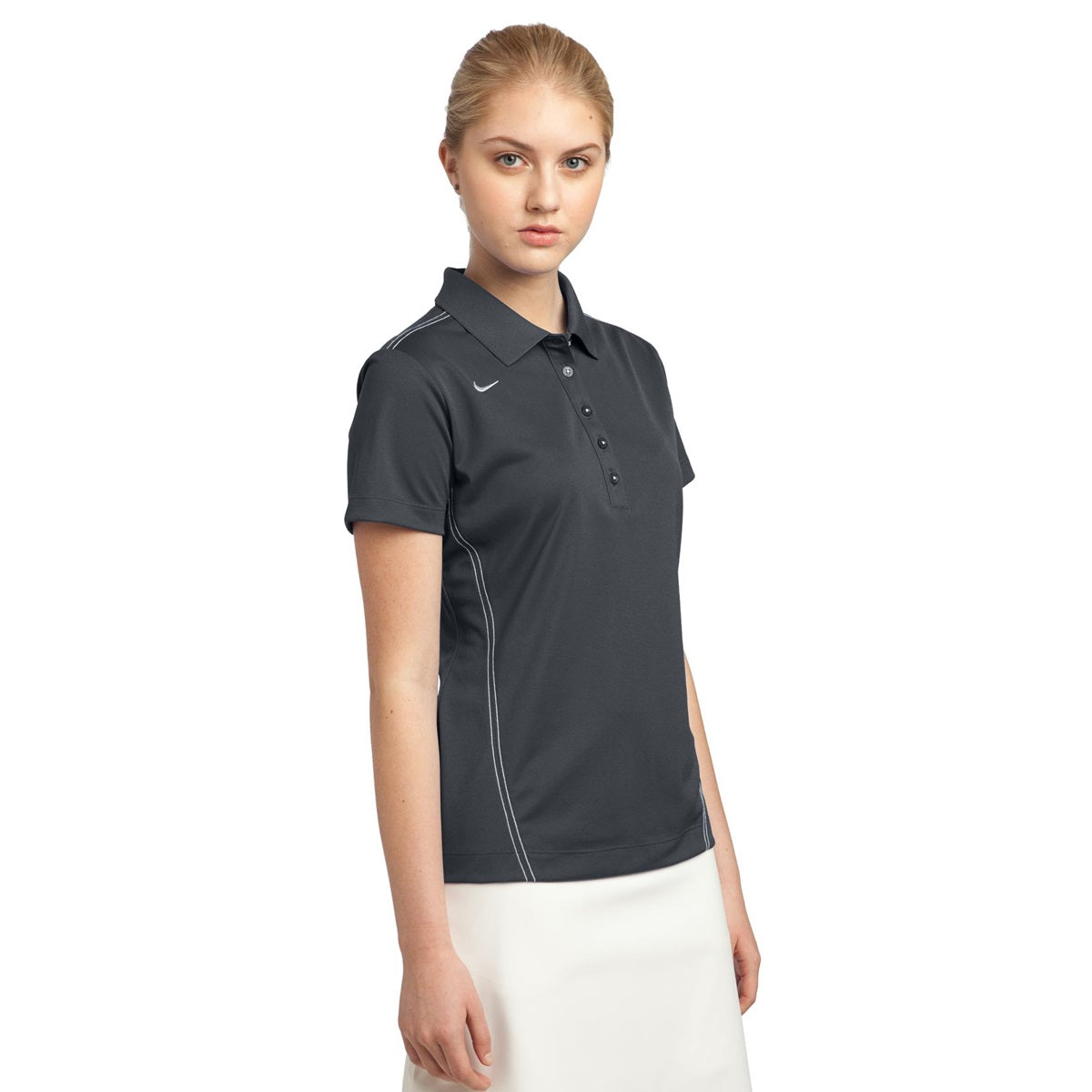 Black Dri-Fit Polo - Nike - Lightweight Fabric