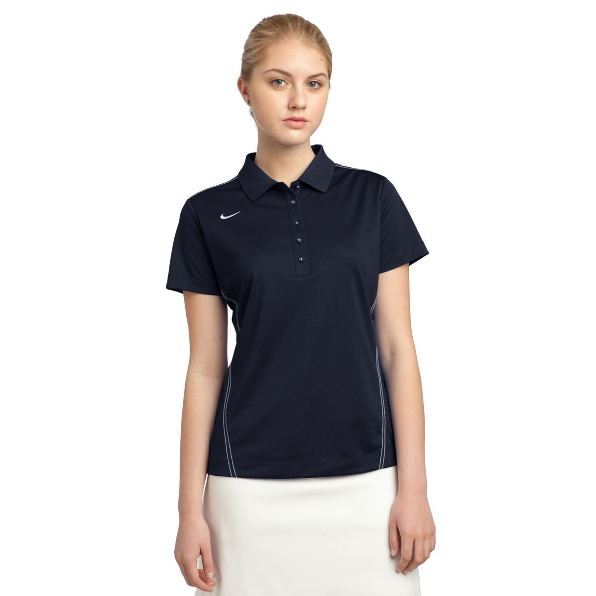 Black Dri-Fit Polo - Nike - Lightweight Fabric