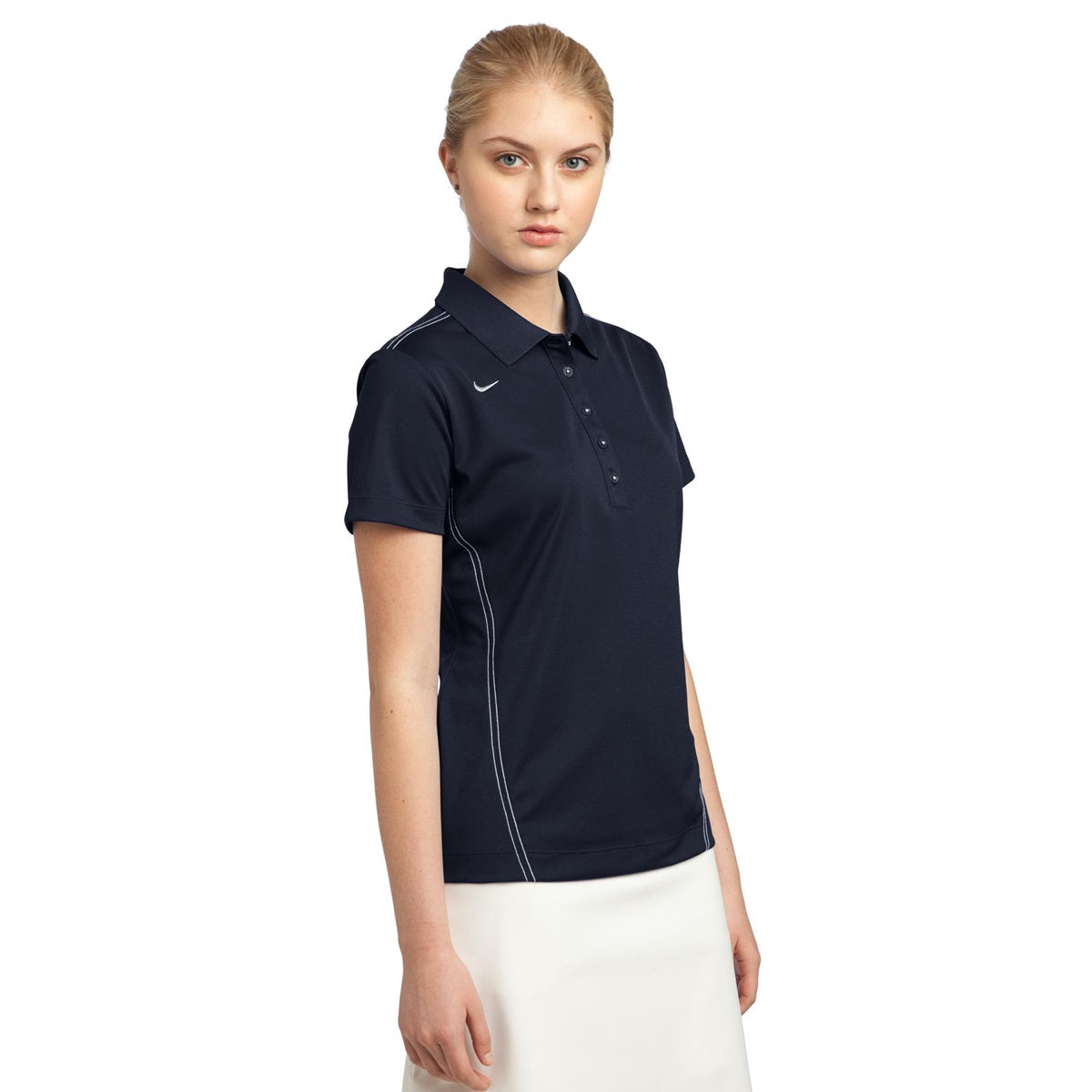 Black Dri-Fit Polo - Nike - Lightweight Fabric