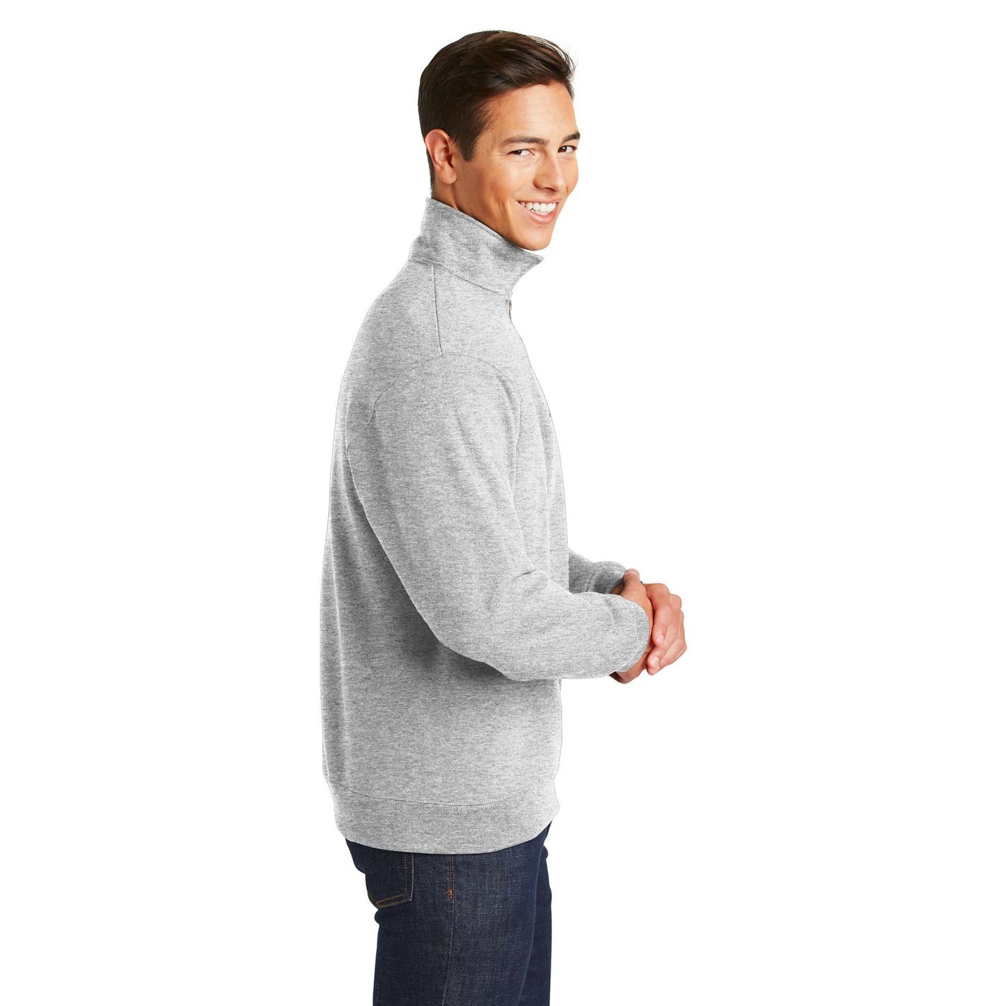 Ash Sweatshirts - Jerzees - Comfortable Zip Fleece
