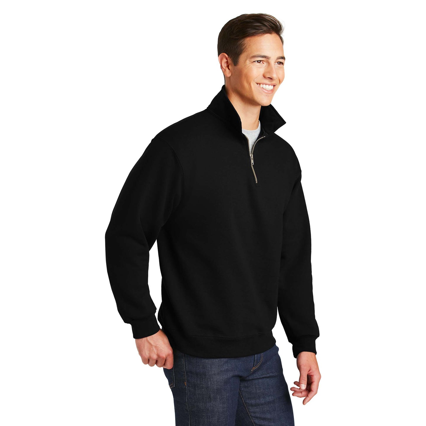 Ash Sweatshirts - Jerzees - Comfortable Zip Fleece